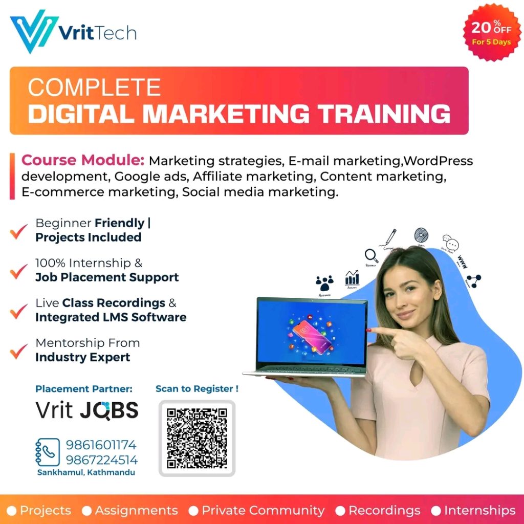 Digital Marketing Training in Vrit Tech