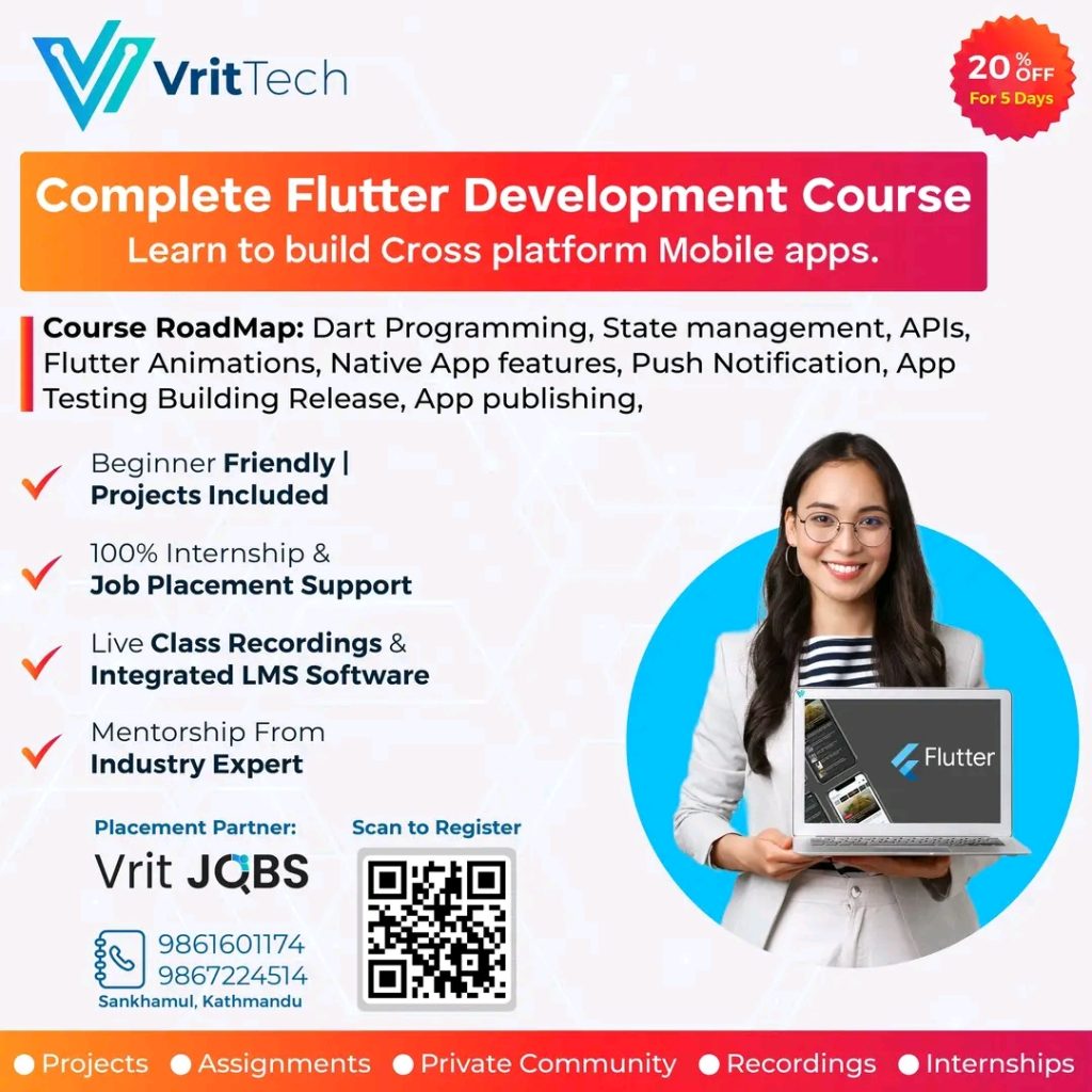 Flutter Training in Vrit Tech