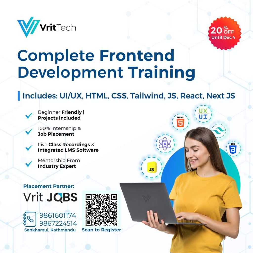 Frontend Development Training in Vrit Tech