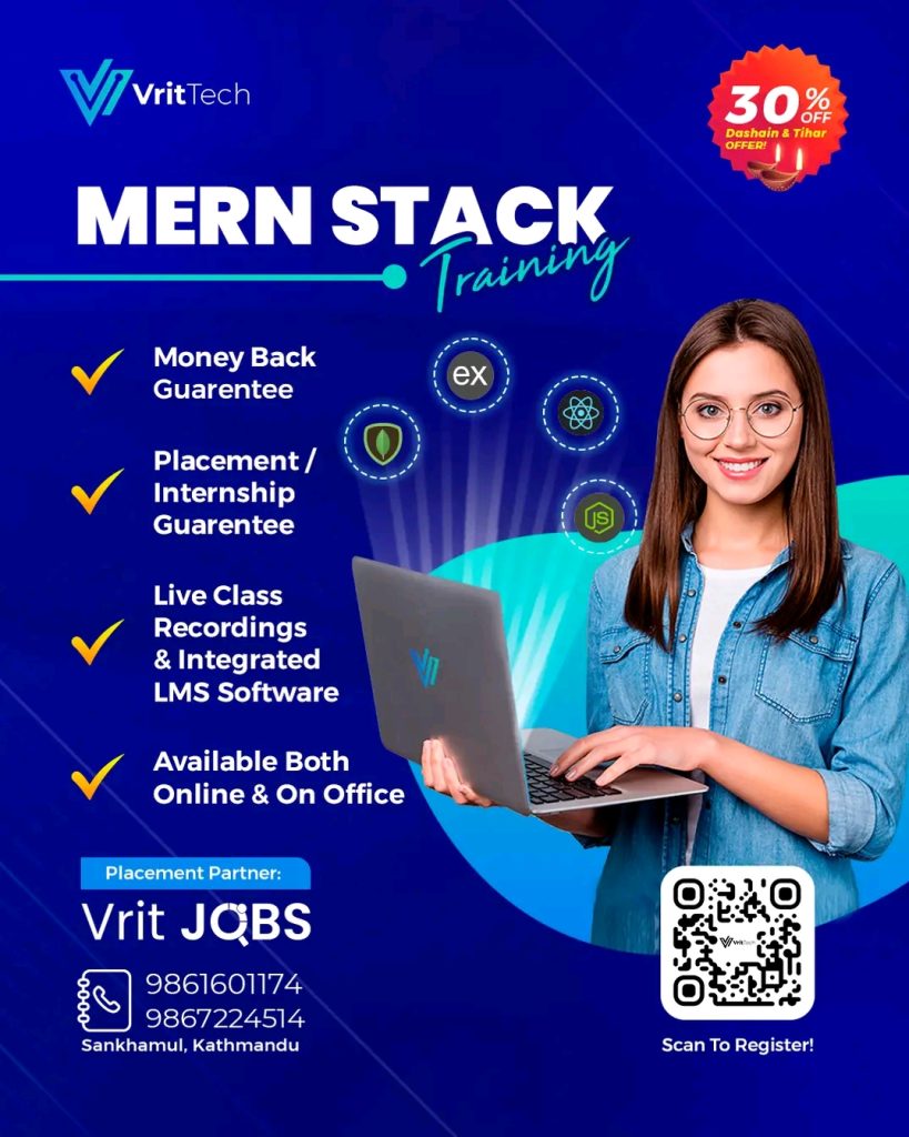 MERN Stack Training in Vrit Tech